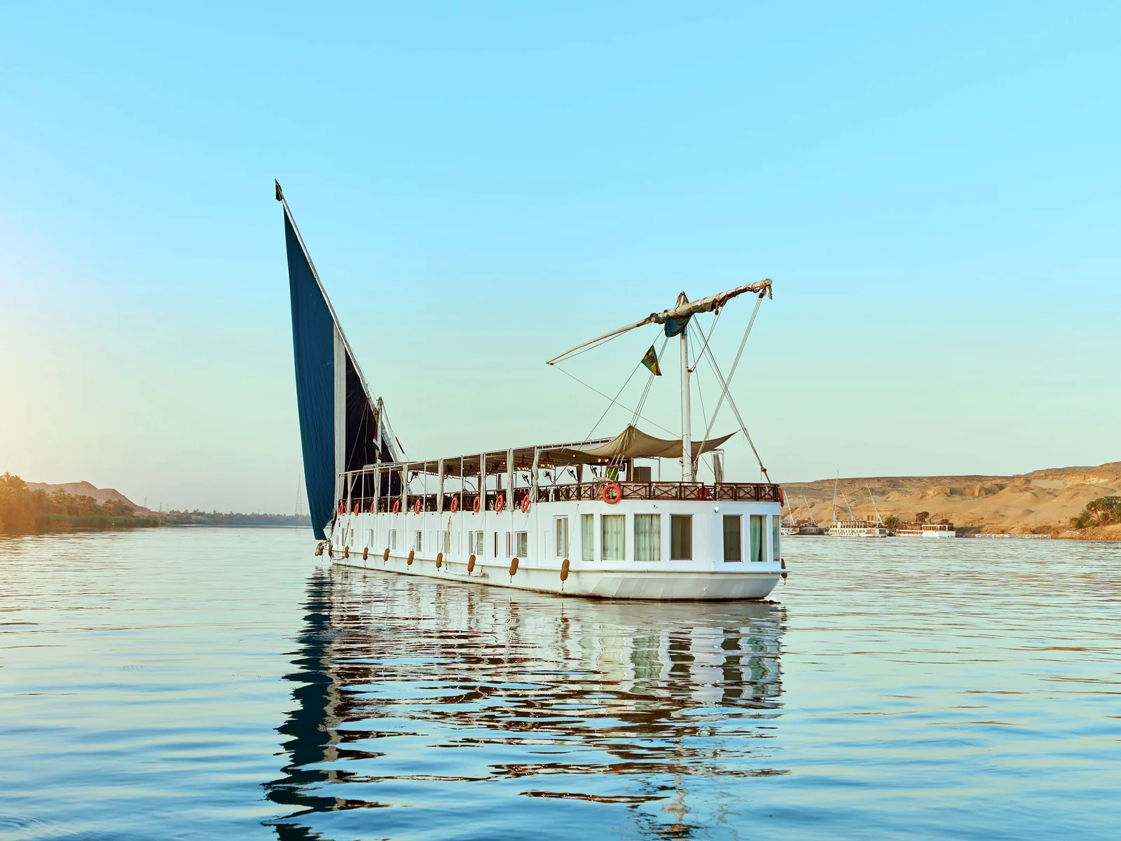 A traditional dahabeya, created for unhurried travel.